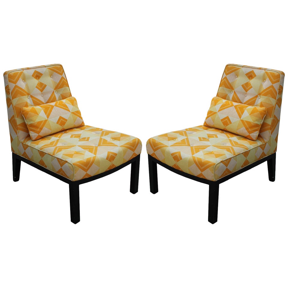 Edward Wormley Dunbar Slipper Chairs