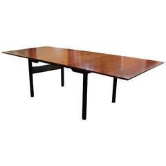 Mid Century Modern Edward Wormley Walnut Dining Table for Dunbar 6