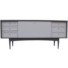 Tone on Tone Grey Lacquered Sideboard