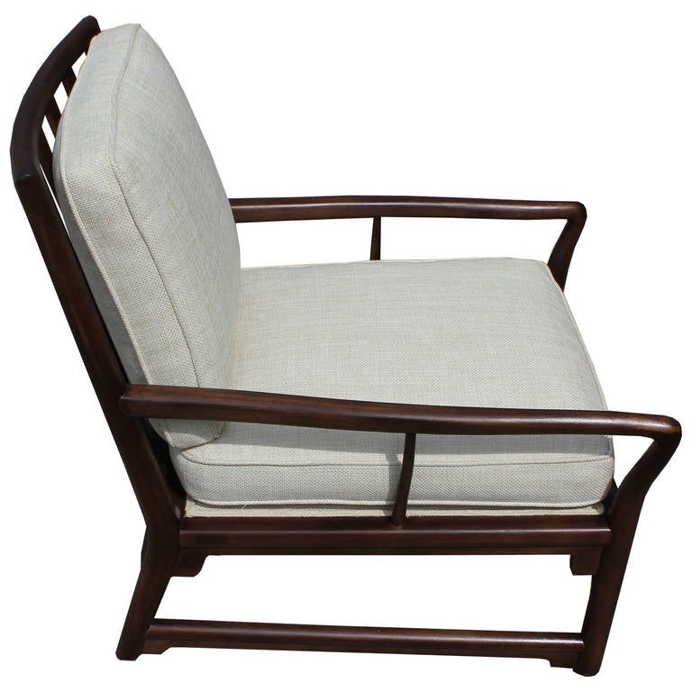 Mid-20th Century Exquisite Pair of Michael Taylor Style Lounge Chairs