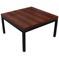 Modern Square Milo Baughman for Thayer Coggin Rosewood Table