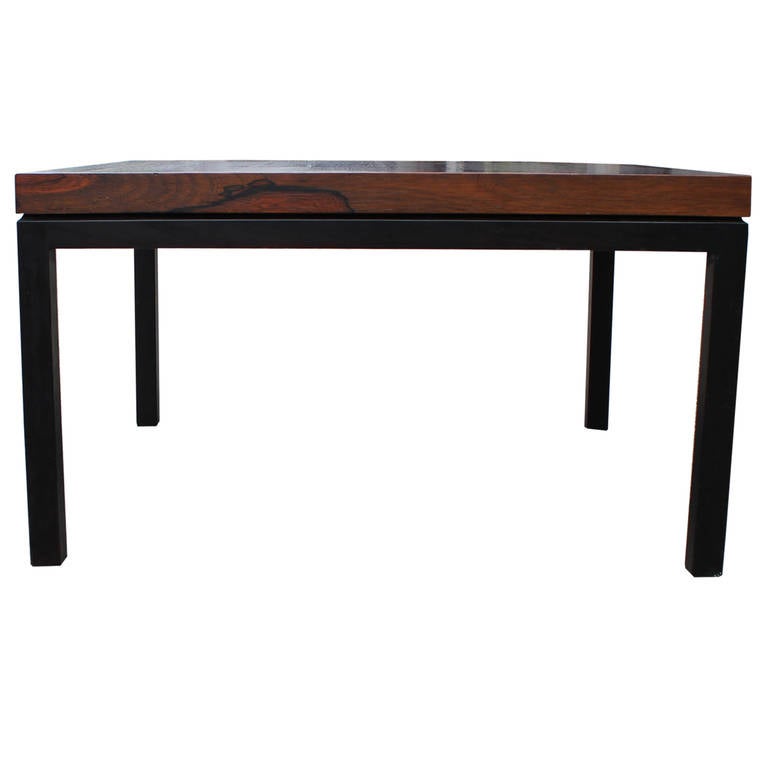 American Modern Square Milo Baughman for Thayer Coggin Rosewood Table