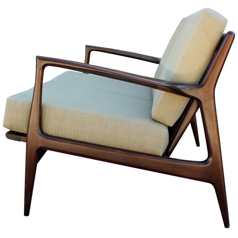 Mid-20th Century Superb Ib Kofod-Larsen Pair of Danish Settees by Selig