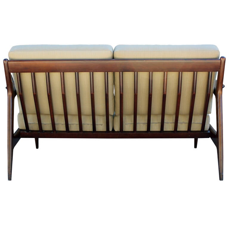 Superb Ib Kofod-Larsen Pair of Danish Settees by Selig 1