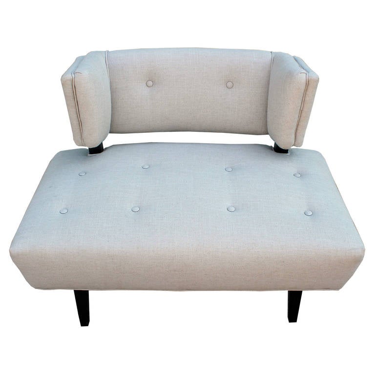 American Sleek Restored Grosfeld House Style Slipper Chair