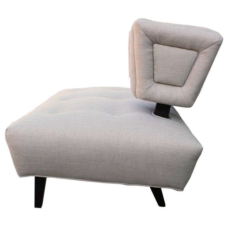 Sleek Restored Grosfeld House Style Slipper Chair 1