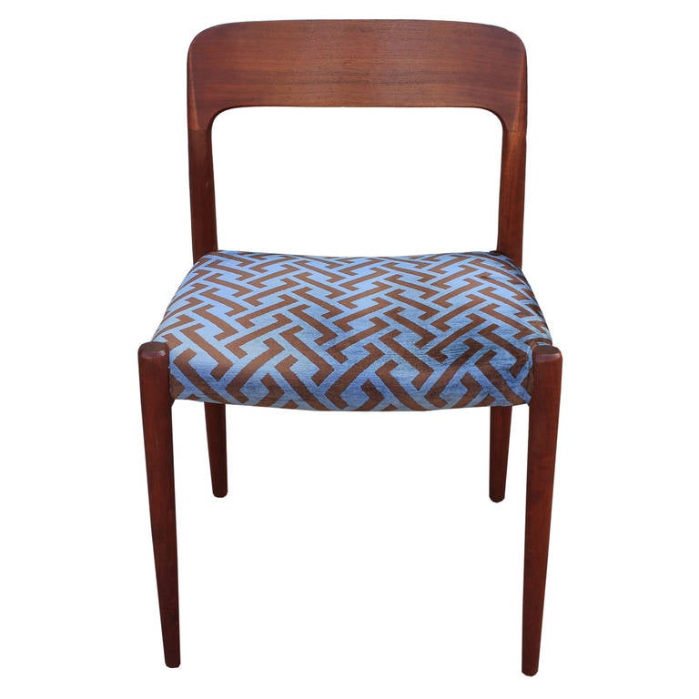 6 JL Moller Teak Dining Chairs Model 75 1