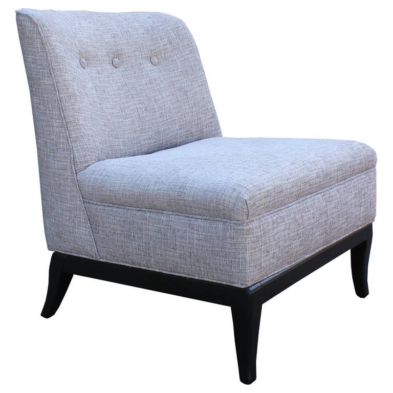 Mid-20th Century Robsjohn - Gibbings Style Slipper Chairs