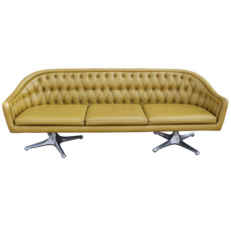 American Out Of This World Tufted Space Age Sofa