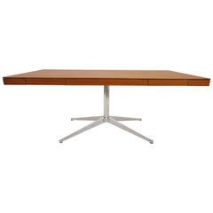 Florence Knoll Walnut Partners Desk, 1960s