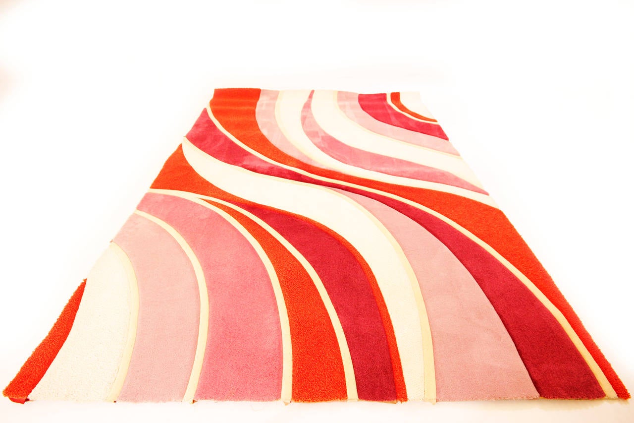 Custom Handmade Rug by Samson Berman, 1969