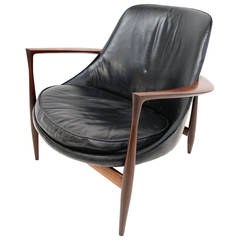 Rare Original Rosewood Elizabeth Chair by Ib Kofod-Larsen