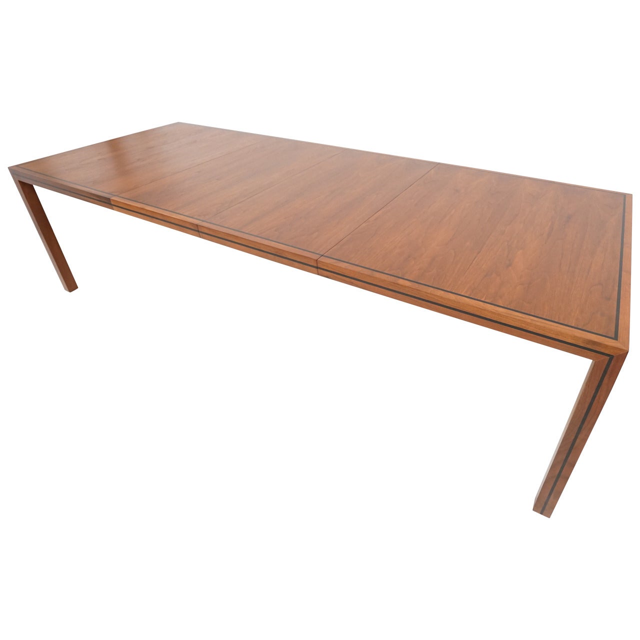 Large Walnut Dining Table by Milo Baughman