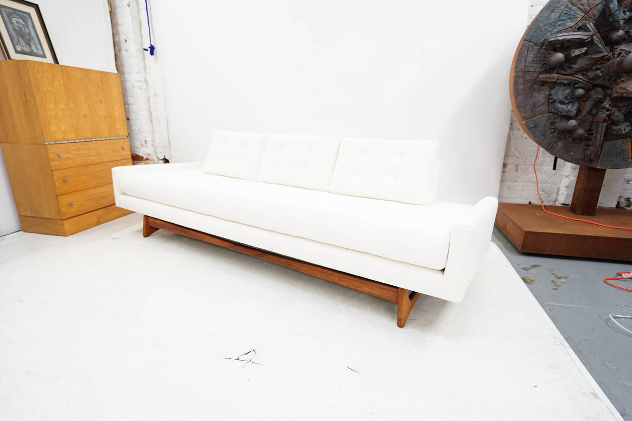 I have a matching set of these rare Adrian Pearsall sofa,s with new upholstery, Walnut base