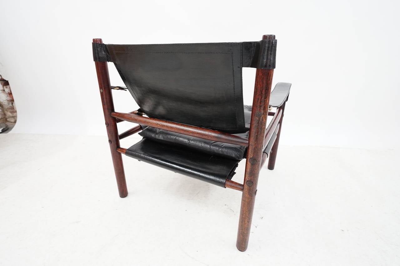 Danish Arne Norell Rosewood and Leather 