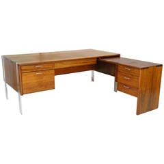 Rare Gerald McCabe Sedua Executive Desk with Removable Return