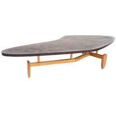 John Keal Floating Coffee Table for Brown Saltman