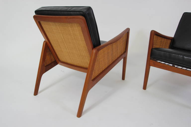 20th Century Rare Lounge Chairs by Peter Hvidt & Orla Molgaard Nielsen, FD 151