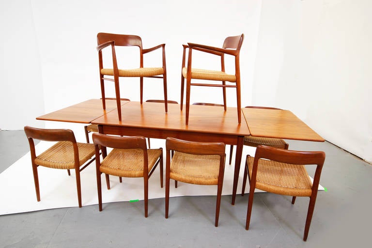Mid-20th Century Set of 12 Neils Otto Moller Teak Dining Chairs