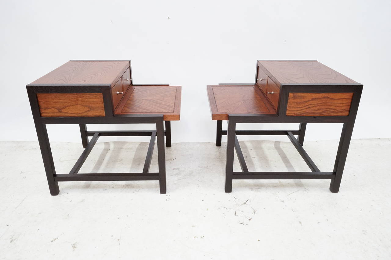 Mid-Century Modern Side Tables by Martinsville 2