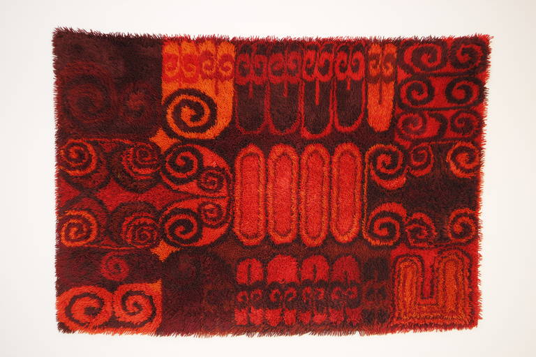 Danish Modern Wool Wall Hanging by Leena-Kaisa Halme