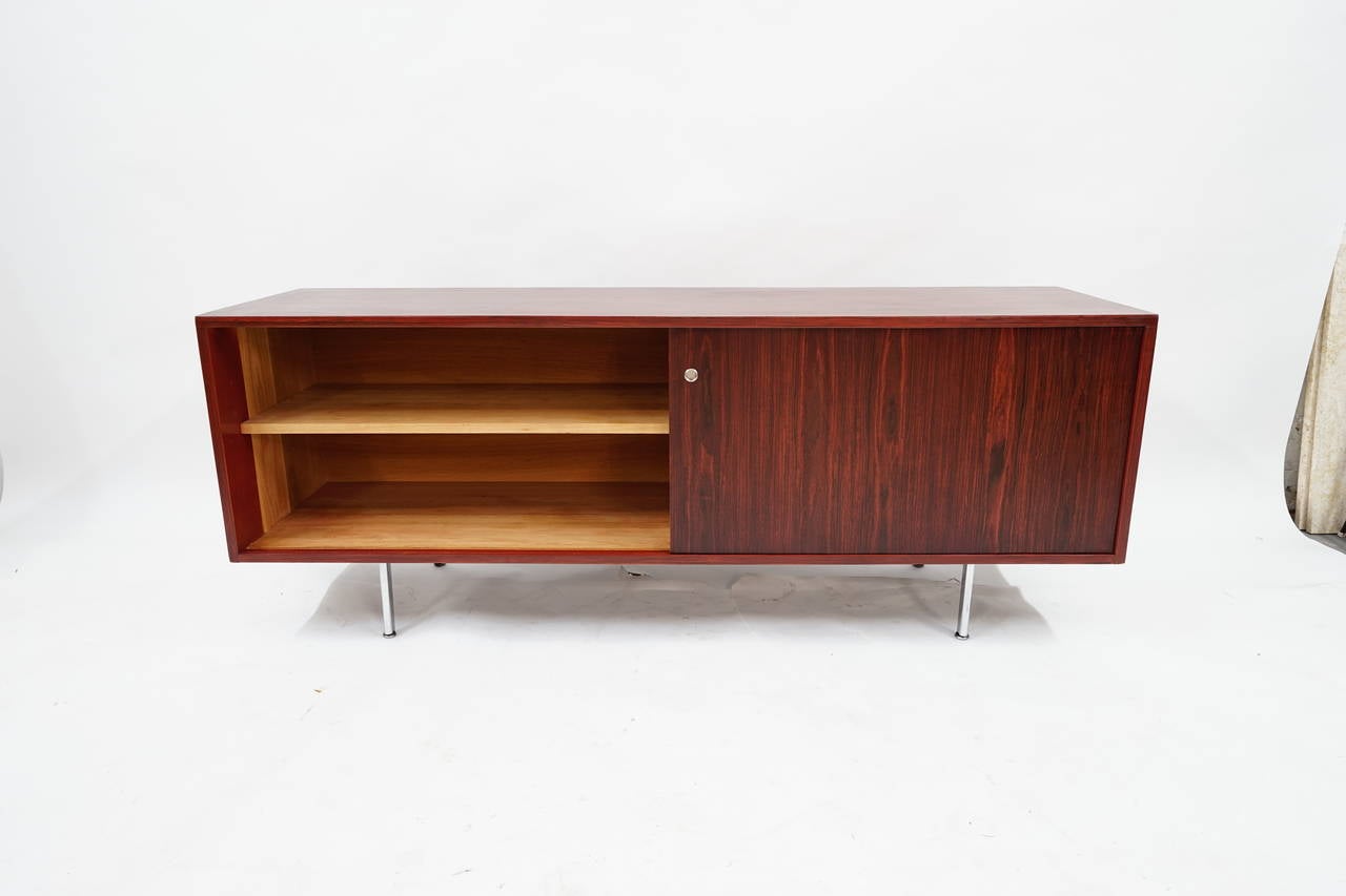 American George Nelson Brazilian Rosewood Credenza For Sale