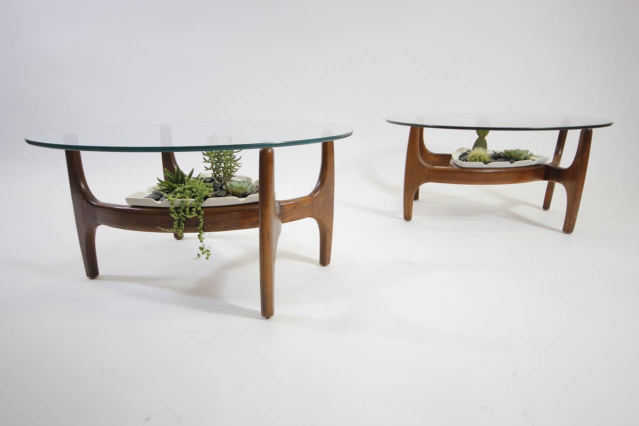 Mid-Century Modern Rare Adrian Pearsall Sculpted Planter Coffee Tables or Side Tables