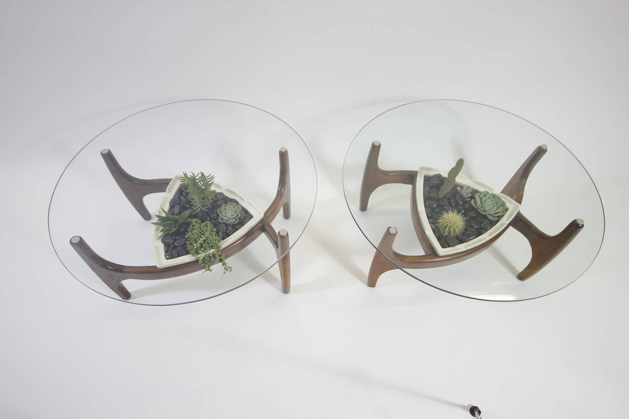 Rare Adrian Pearsall Sculpted Planter Coffee Tables or Side Tables In Good Condition In Los Angeles, CA