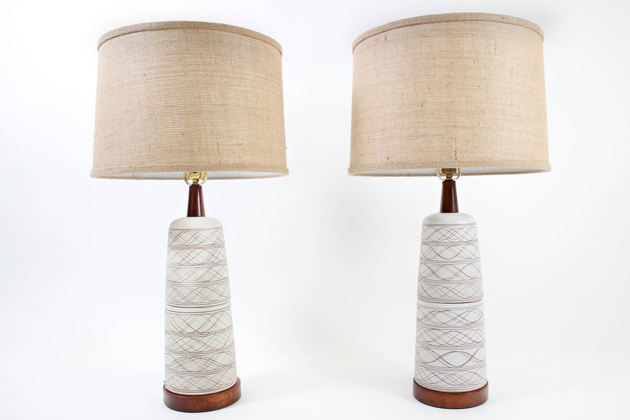 Large Set of Martz Lamps by Gordon Martz for Marshall Studios