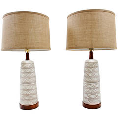 Large Set of Martz Lamps by Gordon Martz for Marshall Studios