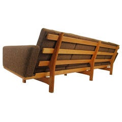 Rare Hans Wegner Four-Seat Sofas, All Original, 1960s