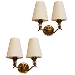 Pair of 1950 French Sconces