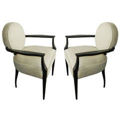  Pair of Armchairs by Dominique