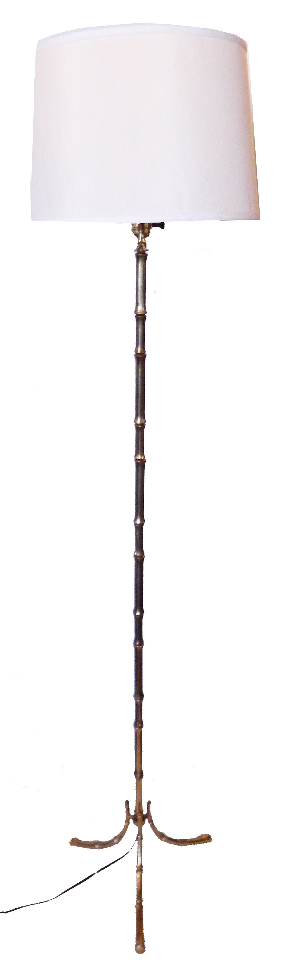 French Pair of Maison Baguès Floor Lamps For Sale