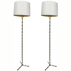 Pair of Maison Baguès Floor lamp, 2 pairs available