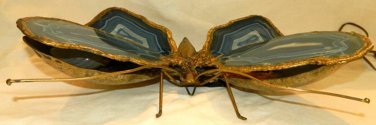 Mid-Century Modern Duval Brasseur Butterfly Sconce, France