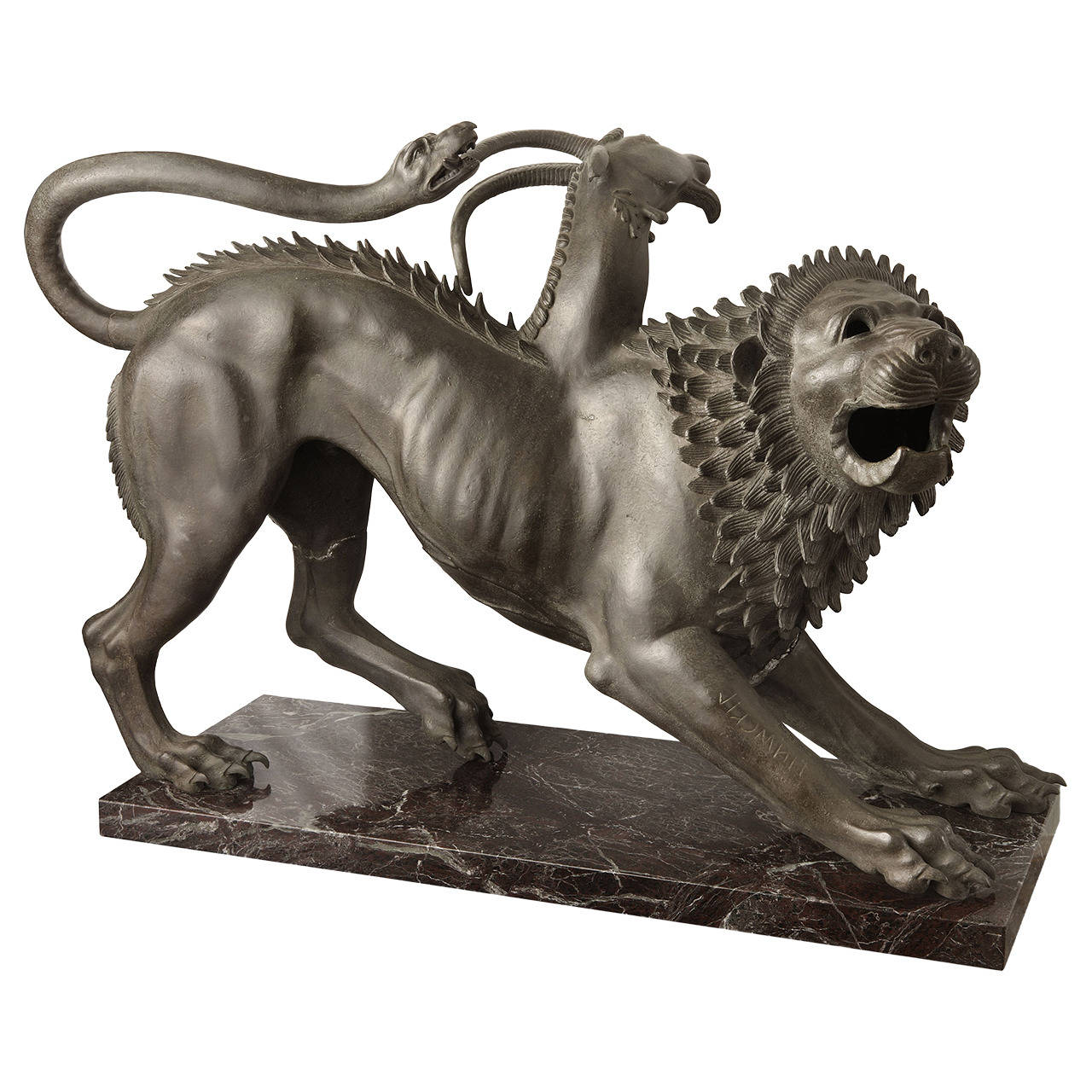 21st Century Bronze Limited Edition from Original Mould, "Chimera of Arezzo" For Sale