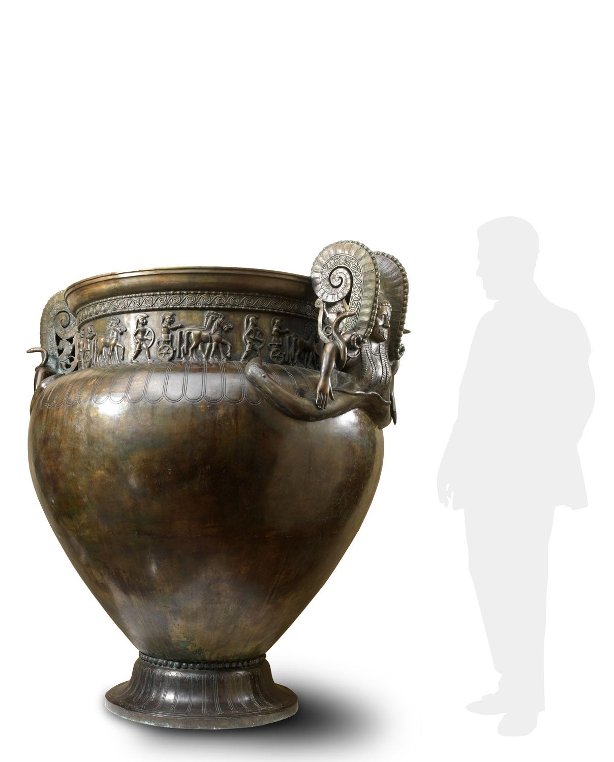20th Century Bronze Decorated Vase