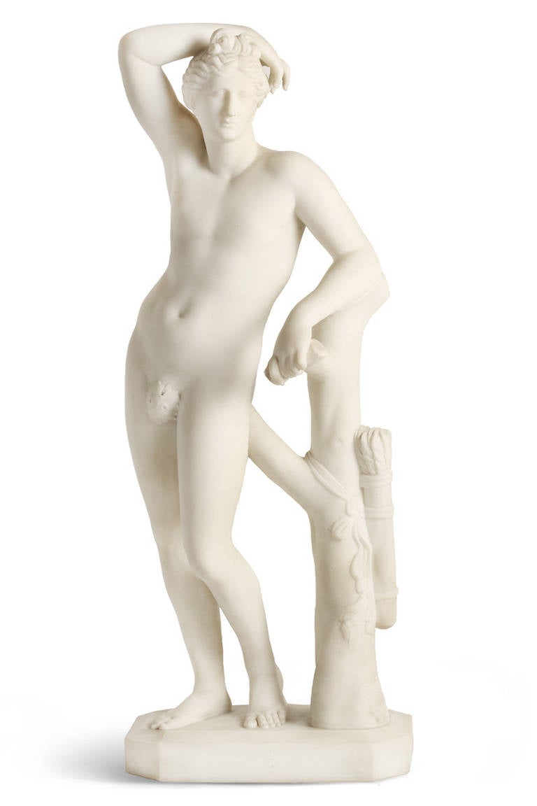 19th Century Marble Medici Apollo