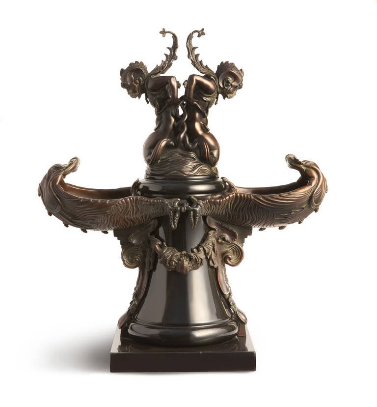 20th Century Bronze "Sea Monsters" Fountain