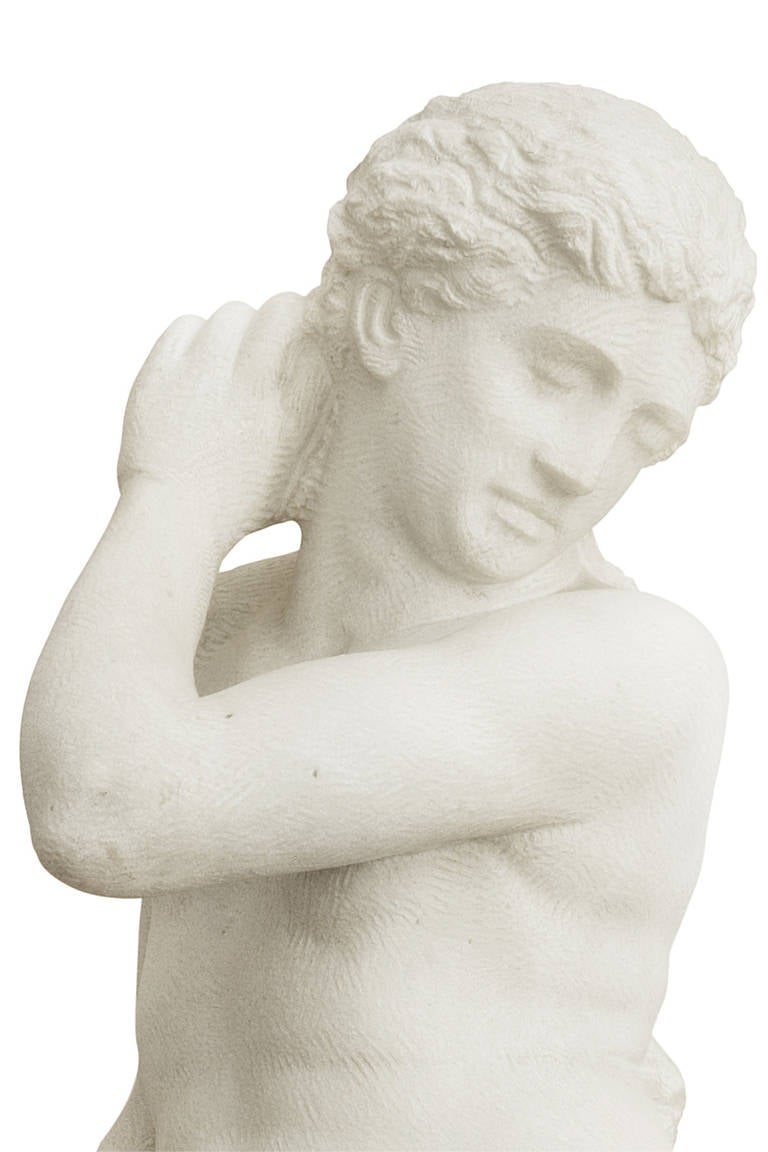 Renaissance 20th Century Marble Replica of David Apollo by Michelangelo For Sale