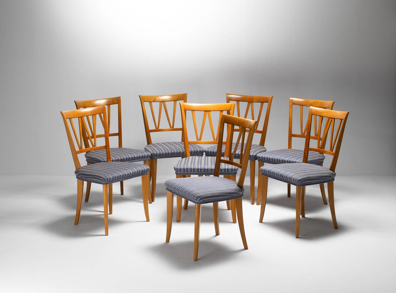 Wood Dining set by Carl Malmsten, For Sale