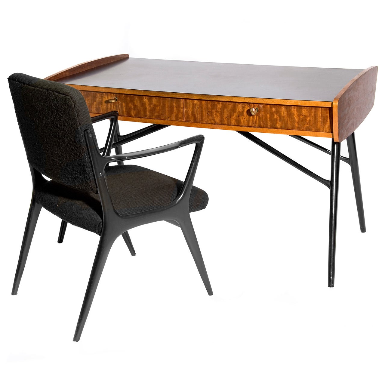 Desk and Chair by Alfred Hendrickx For Sale