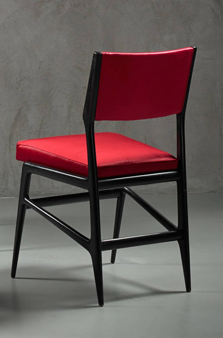 Set of Four Chairs Model 687 by Gio Ponti, 1953 In Excellent Condition For Sale In Milan, IT
