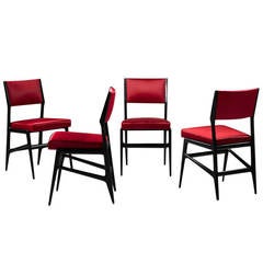 Set of Four Chairs Model 687 by Gio Ponti, 1953