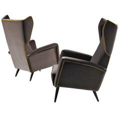 Bergere Armchairs by Gio Ponti