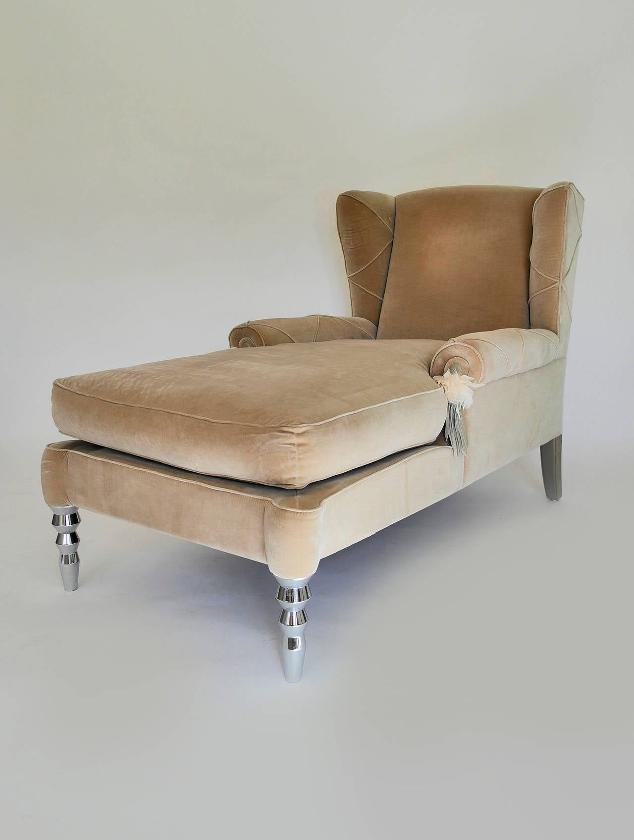 wingback chaise