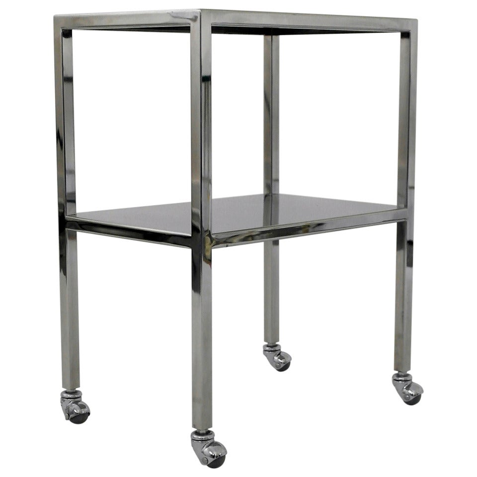 Chrome Industrial Trolley by Philippe Starck