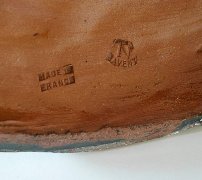 Hand-Painted French Mushroom Stool Seat In Good Condition In Oxfordshire, GB