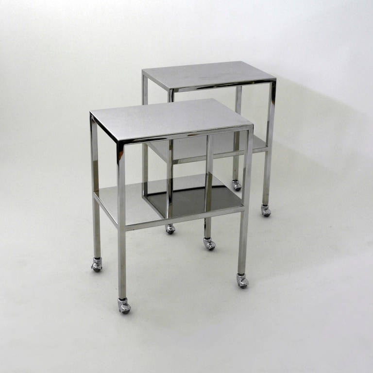 Chrome Industrial Trolley by Philippe Starck 2